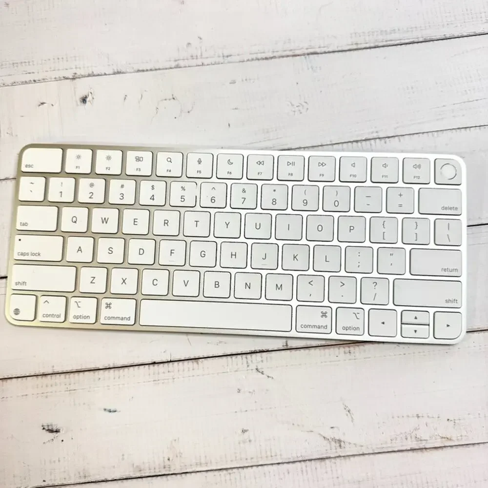 Genuine Apple Magic Keyboard A3118 Touch ID Silver Slim USB-C Rechargable